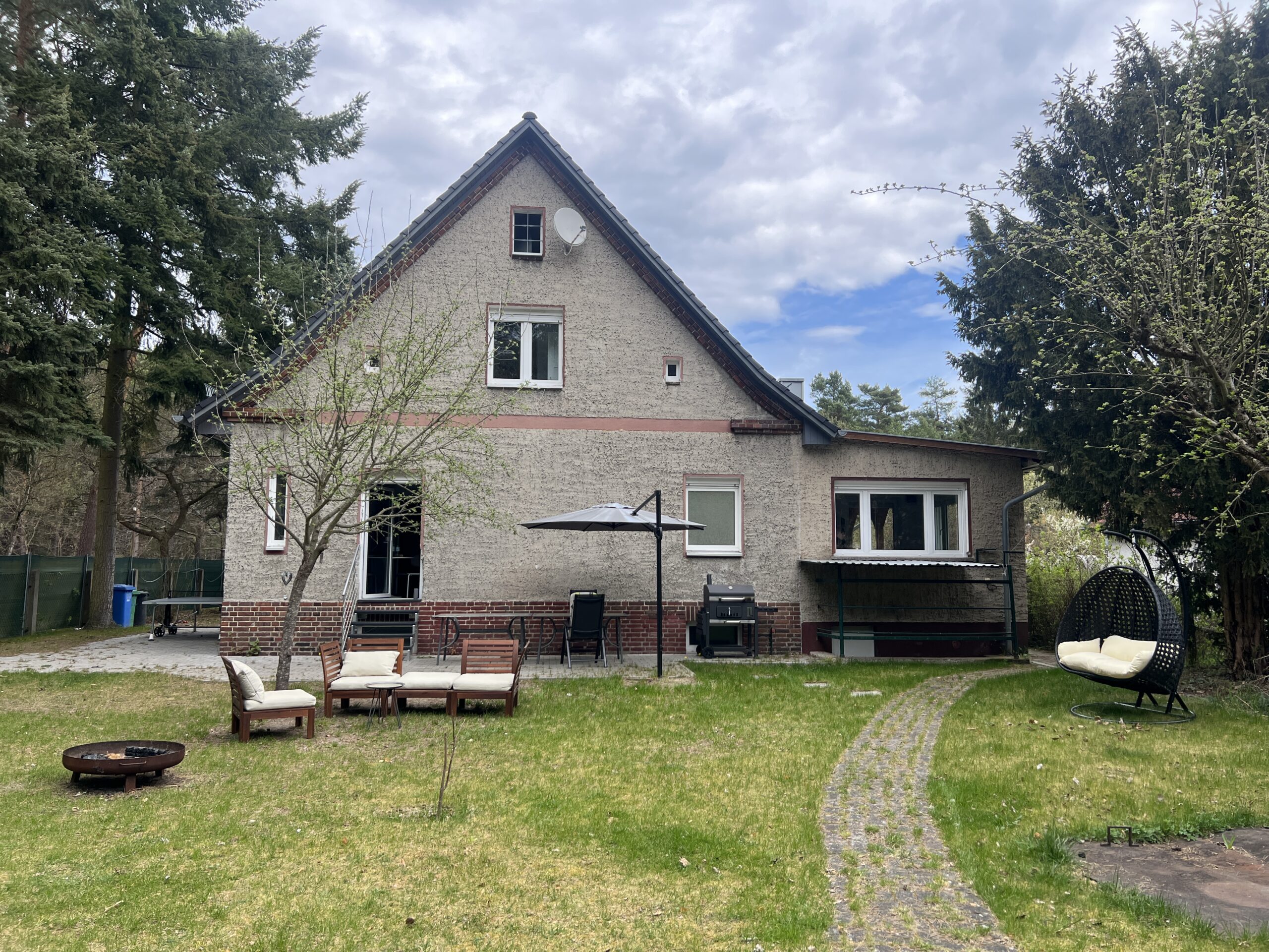 Haus hinten Ansicht